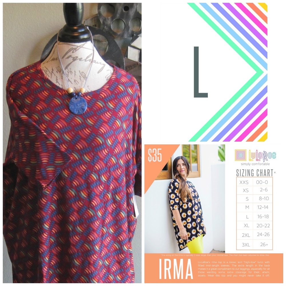 LuLaRoe Irma - Size Large Brand New with Tags!
